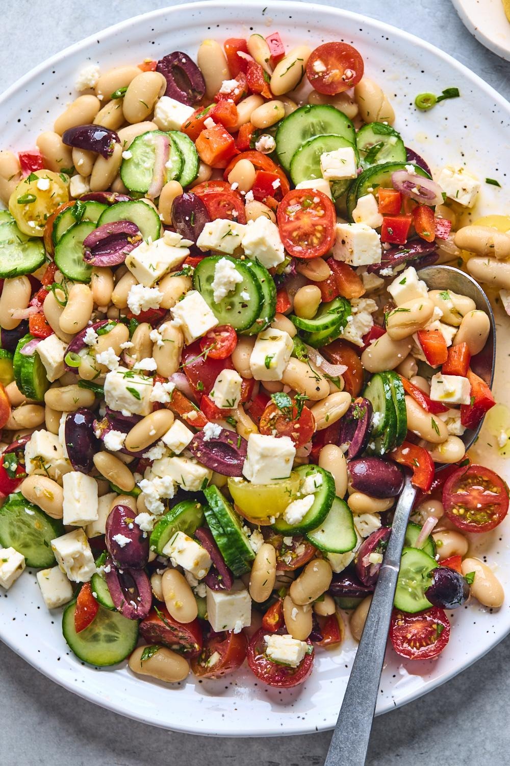 Greek Butter Bean Salad