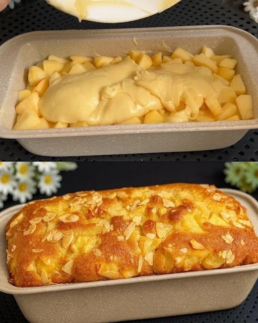 Healthy apple yougrt moist cake