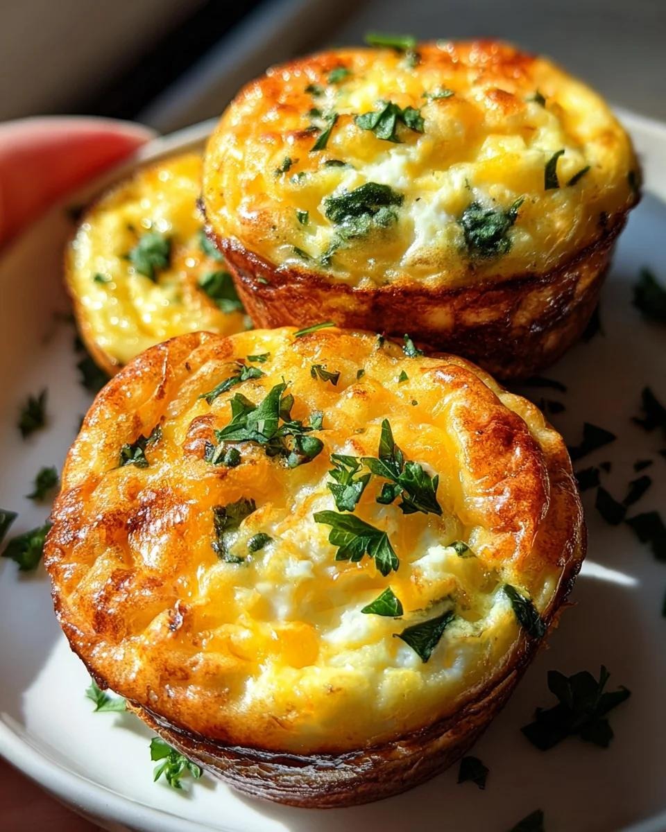 High Protein Cottage Cheese Egg Muffins