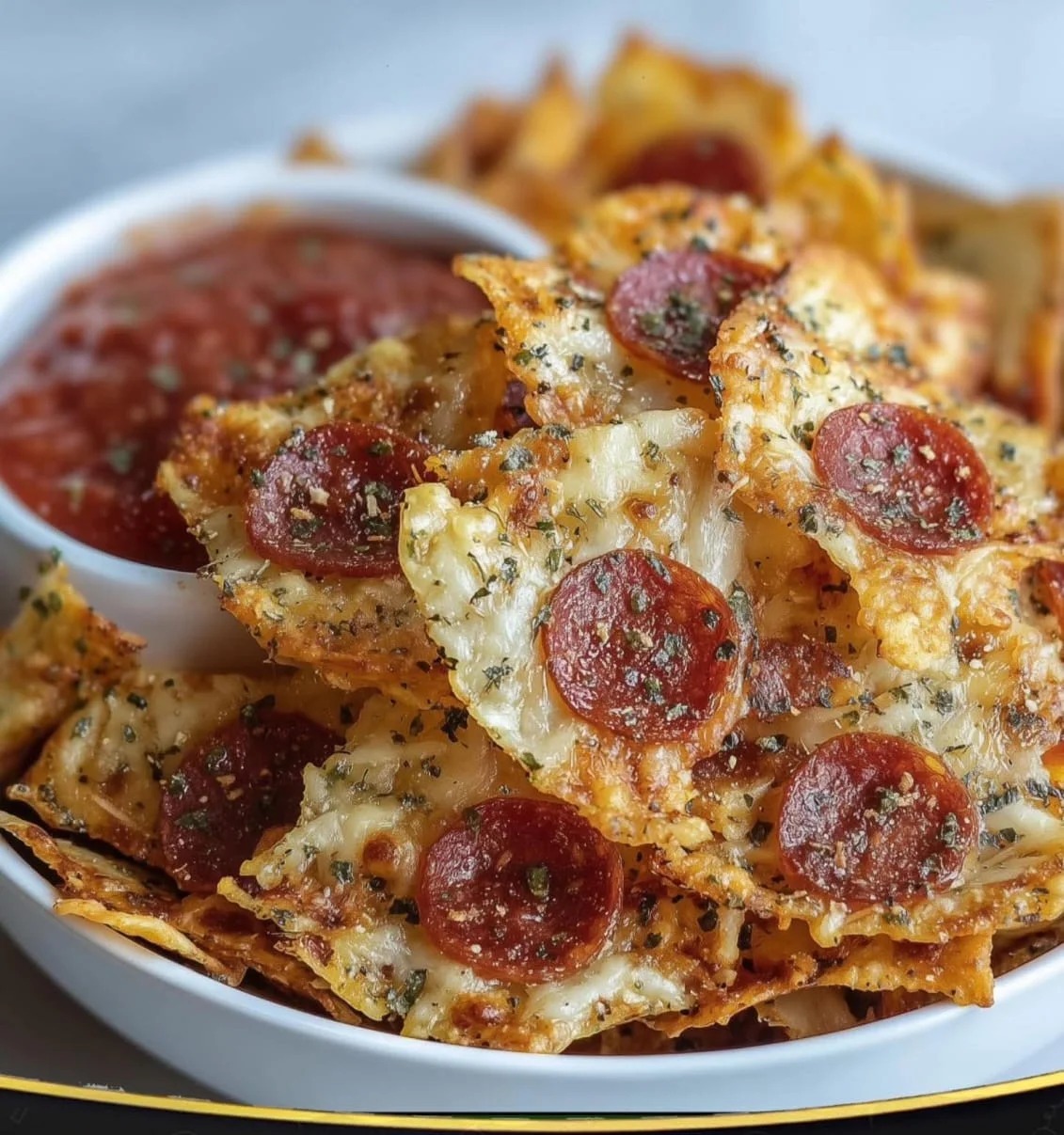 Pizza Chips Pepperoni – Crispy and Cheesy