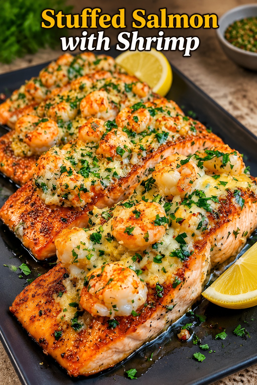 Stuffed Salmon With Shrimp