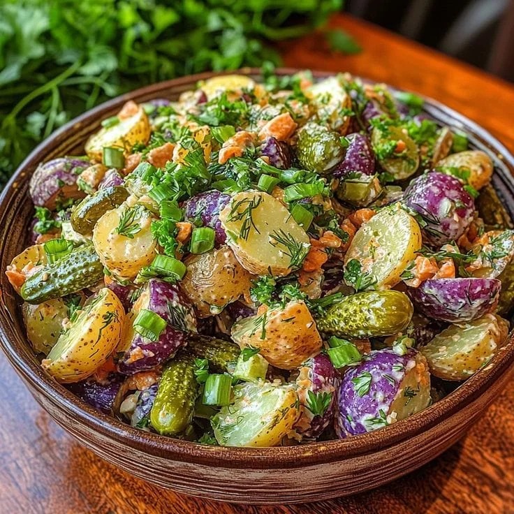 11 French Herb Potato Salad with Mustard Vinaigrette