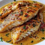 12 Mediterranean Red Snapper with Creamy Herb Sauce