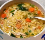 18 Mediterranean Lemon Chicken Orzo Soup