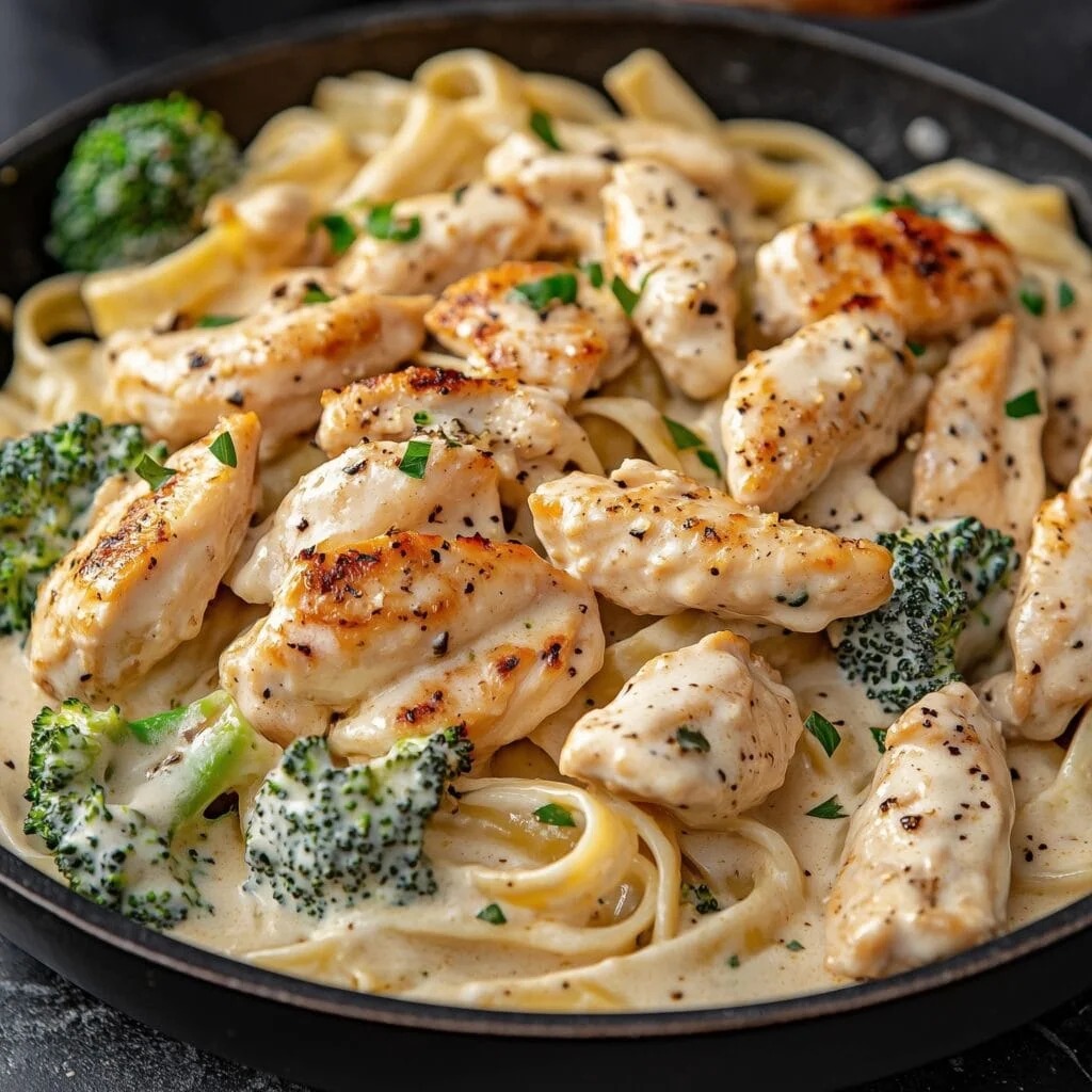 2 Creamy Garlic Chicken Alfredo Recipe