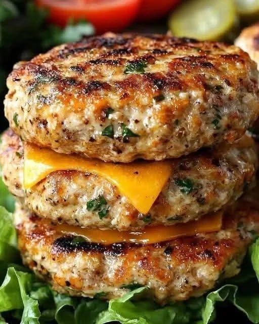 2 Ranch Cheddar Chicken Burgers