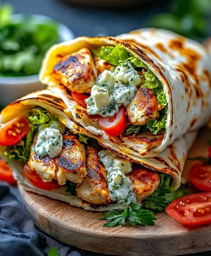 21 Mediterranean Chicken Gyros