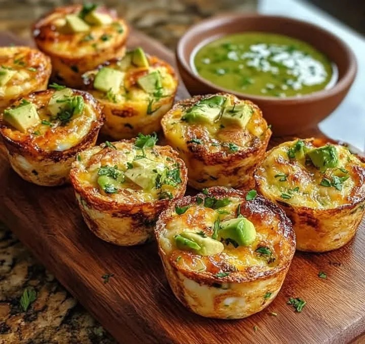 22 Mediterranean Honey Lime Chicken Avocado Egg Muffins