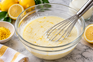 Whisked eggs mixed with fresh parsley, basil, and chives for a fluffy Herb Omelet Recipe