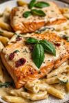 4 Creamy Tuscan Salmon Penne