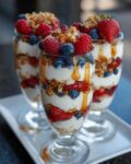 4Greek Yogurt and Berry Parfait