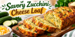 Savory Zucchini Cheese Loaf with shredded zucchini, melted cheese, and fresh herbs