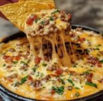 5 Mediterranean Cheeseburger Queso Dip