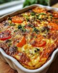 5Mediterranean cottage cheese veggies bake