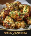 6 Mediterranean Alfredo Chicken Wings