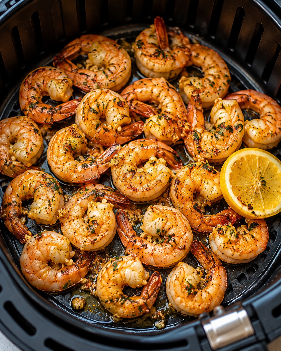 Air Fryer Garlic Butter Shrimp