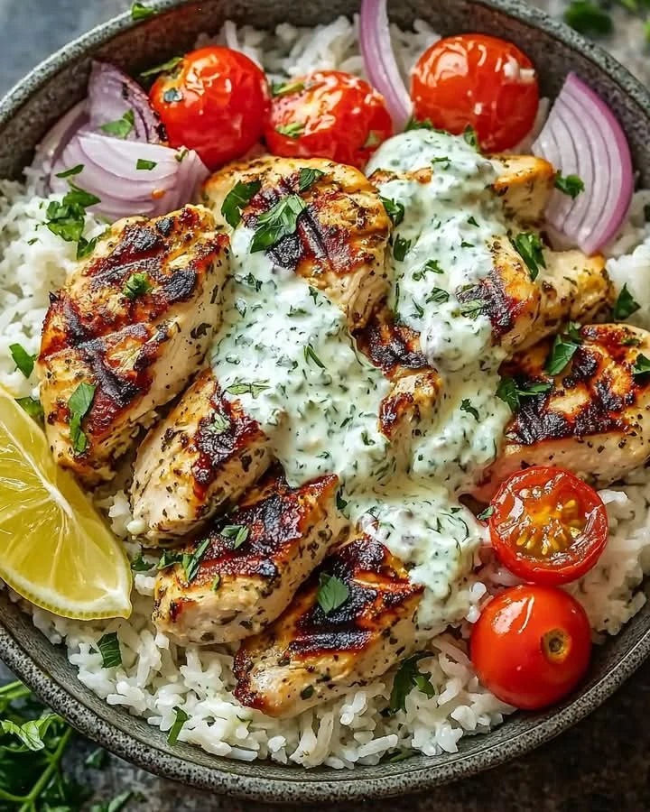 Baked Chicken Tzatziki Casserole Bowl