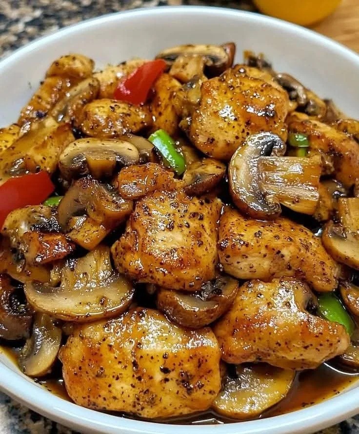 Creamy Chicken Mushroom Dish