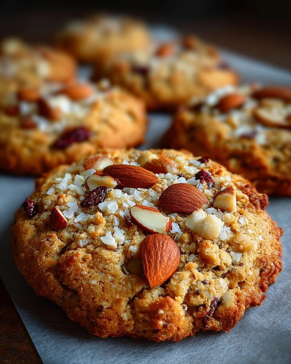 Golden Crunch Nut Seed Energy Cookies