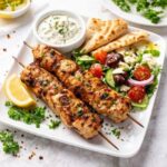 Greek Chicken Souvlaki Plate 🥙🍗