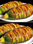 Hasselback Zucchini