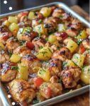 Hawaiian Chicken Sheet Pan Mea