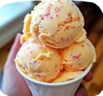 Homemade Peach Ice Cream