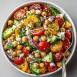 Mediterranean Chickpea Salad Bowl
