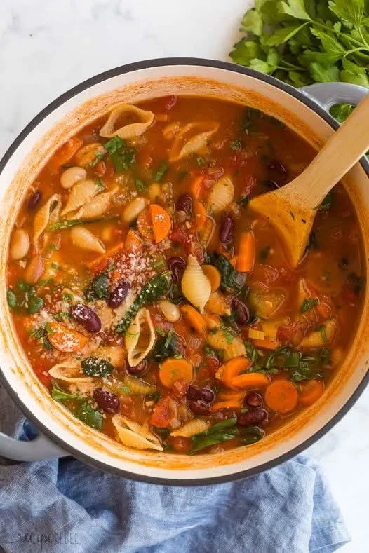 Mediterranean Minestrone Soup