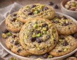 Pistachio Chocolate Chip Cookies