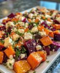 Roasted Pumpkin and Beetroot Salad