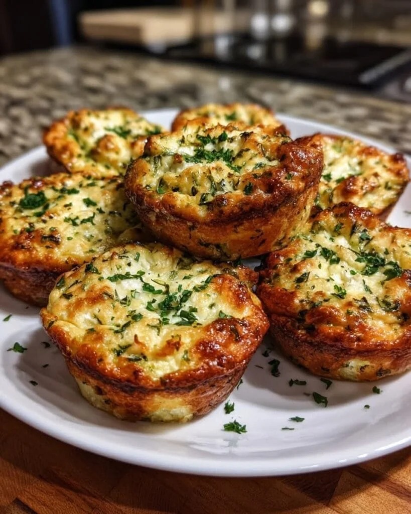 Zucchini Cottage Cheese Parmesan Cups