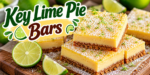 Creamy Key Lime Pie Bars with a buttery graham cracker crust, fresh lime zest, powdered sugar, and lime slices